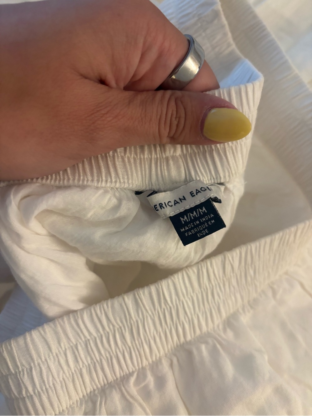 American Eagle Outfitters White Tiered Maxi Skirt - Picture 4 of 4
